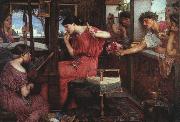 John William Waterhouse Penelope and the Suitors oil painting